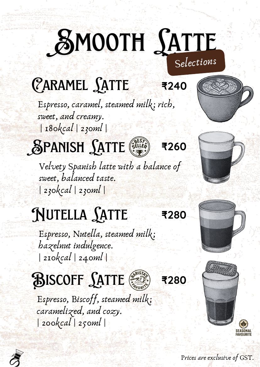 Menu page 8